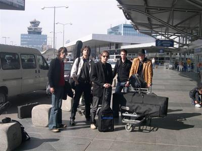 <p>With the band, Praga, April 2004<br><br></p>